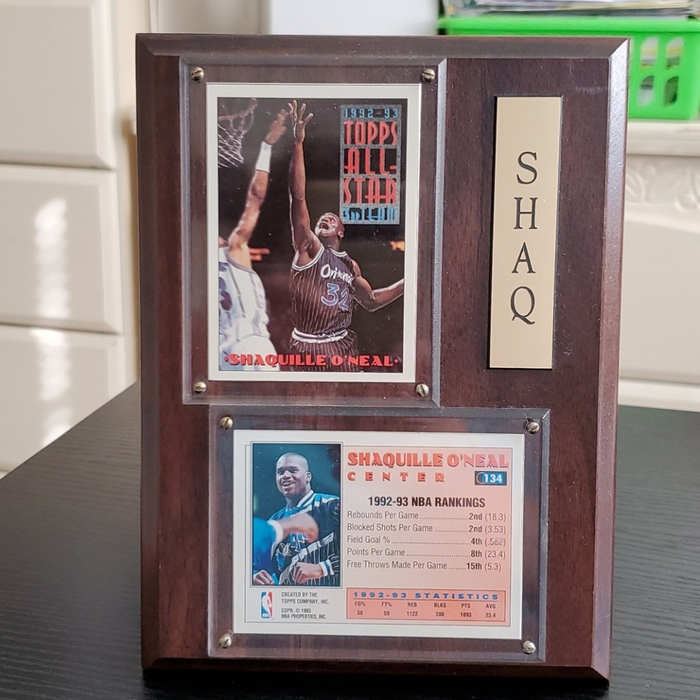 TOPPS  NBA 1993.  TOPPS ALL STARV UPPERDECK   SHAQ